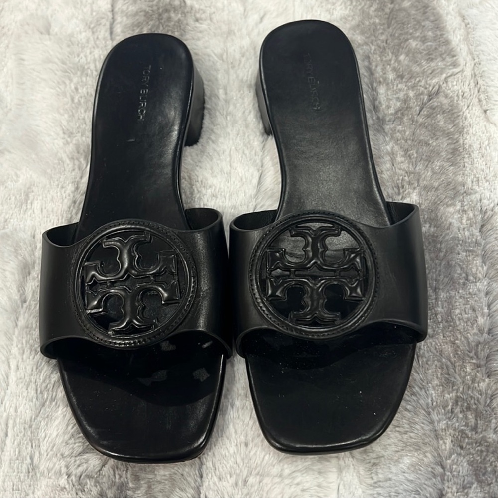 Tory Burch Black Minimalist Slide Sandals